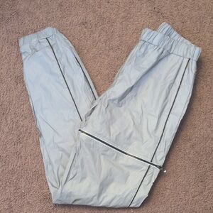 Hot & Delicious Light Gray Joggers with Black Accents